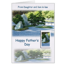 Happy Father's Day - From Daughter and Son-in-law Greeting Card