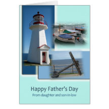 Happy Father's Day - From Daughter and Son-in-law Greeting Card