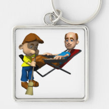 Happy Fathers Day Key Chain