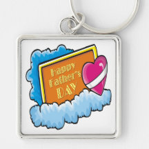 Happy Fathers Day Key Chain