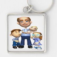Happy Fathers Day Key Chains
