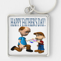 Happy Fathers Day Key Chains