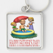 Happy Fathers Day Keychain