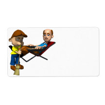 Happy Fathers Day Labels