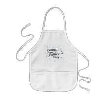 Happy Father's Day Message Aprons