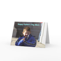 Happy Fathers Day Mom Card