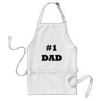 Happy Father's Day - Number 1 Dad - #1 Dad Aprons
