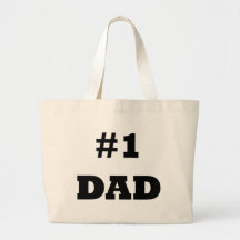 Happy Father's Day - Number 1 Dad - #1 Dad Bag