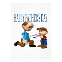 Happy Fathers Day Personalized Invitation