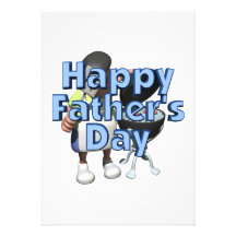 Happy Fathers Day Personalized Invitations