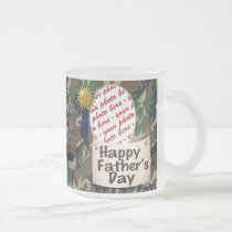Happy Father's Day Photo Frame mugs
