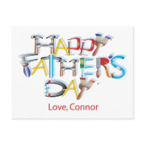 Happy Fathers Day Post Card