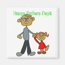 Happy Fathers Day!!! Refrigerator Magnet
