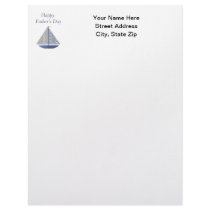 Happy Father's Day (sailboat) Personalized Letterhead