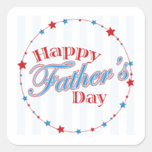 Happy Fathers Day Stickers