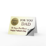 Happy Father's Day Super Dad Award cards