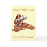 Happy Father's Day To A Great Dad Card (Blank)
