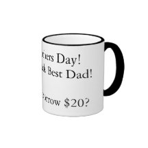 Happy Fathers Day!to the Worlds Best Dad!Oh, Ca... Mugs