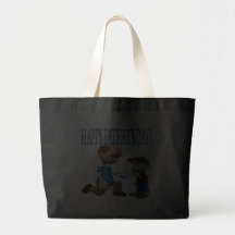 Happy Fathers Day Tote Bags