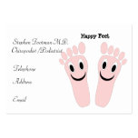 Happy Feet Chiropodist Business Card