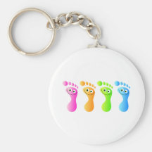 Happy Feet Keychain