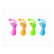 Happy Feet Post Cards
