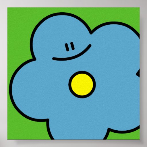 Happy Flower Print