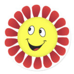 Happy Flower Sticker