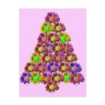 Happy Flower Tree Post Card
