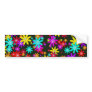 Happy Flower Wallpaper Bumper Sticker