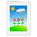 Happy Flowers Greeting Cards