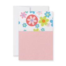 Happy flowers invitation