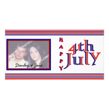 Happy Fourth 4th of July photo card
