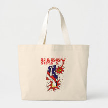 Happy Fourth Canvas Bag