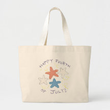 Happy Fourth of July Tote Bags