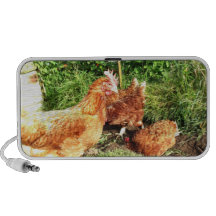 Happy Free range ex-battery chickens Notebook Speaker