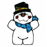 happy frost snowman acrylic cut outs