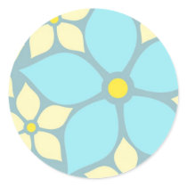 Happy Garden, Floral Sticker, customizeable!