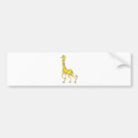 Happy Giraffe Bumper Sticker