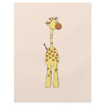 Happy Giraffe. Cartoon Flyer