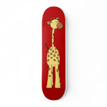Happy Giraffe. Cartoon skateboards