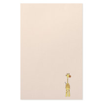 Happy Giraffe. Cartoon Customized Stationery