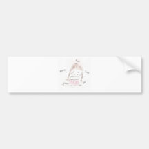 Happy Girl Bumper Stickers