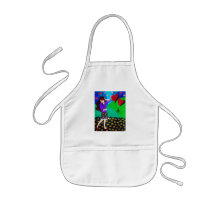 Happy Girl In Love In A Garden Aprons