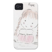 Happy Girl iPhone 4 Case