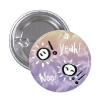 Happy Go Lucky Button