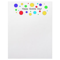 Happy Gotcha Day! Custom Letterhead