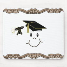 Happy Grad Mouse Pad