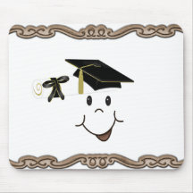 Happy Grad Mouse Pad