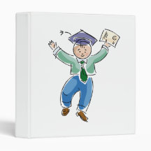 Happy grad vinyl binder